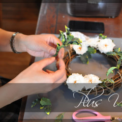 プリザ　プリザーブドフラワー　リース　ナチュラル　豪華 上品 おしゃれ