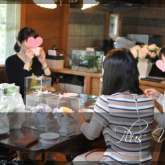 プリザ　プリザーブドフラワー　造花　レッスン　フラワーアレンジ　豪華　可愛い　手づくり