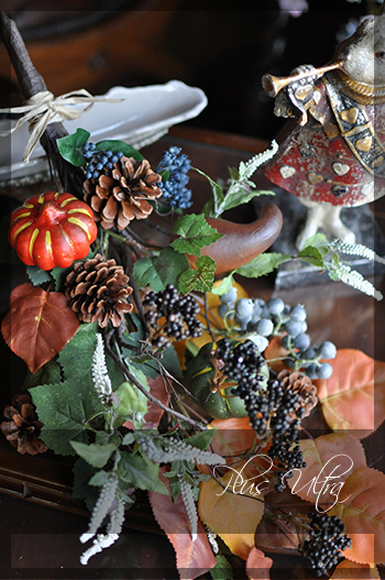 造花 フラワーアレンジ 豪華 ハロウィン 秋 壁掛け スワッグ