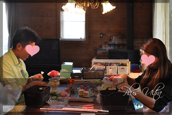 プリザ　プリザーブドフラワー　贈呈花　結婚式　手作り