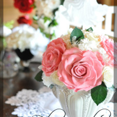 プリザーブドフラワー　造花　可愛い　プレゼント 豪華 上品 おしゃれ　新築祝い　アマローサ