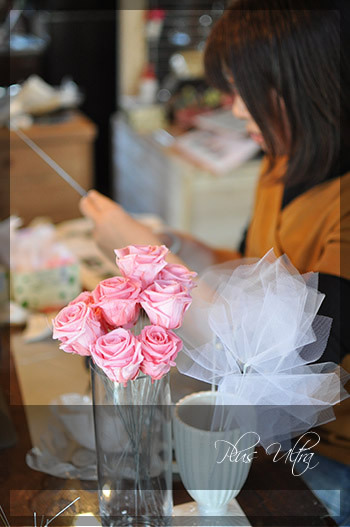 プリザ プリザーブドフラワー レッスン フラワーアレンジ 資格取得