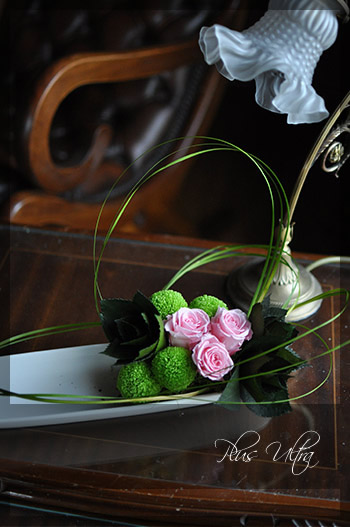 プリザ プリザーブドフラワー 資格コース 和 菊