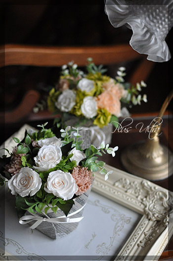 プリザ プリザーブドフラワー レッスン フラワーアレンジ 資格取得