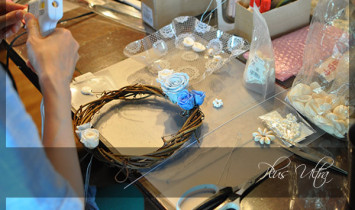 プリザ　ブルー　サマーリース　貝