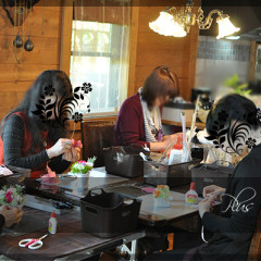 プリザ　プリザーブドフラワー　フラワーアレンジ　　プリアレンジ　プレゼント　可愛い